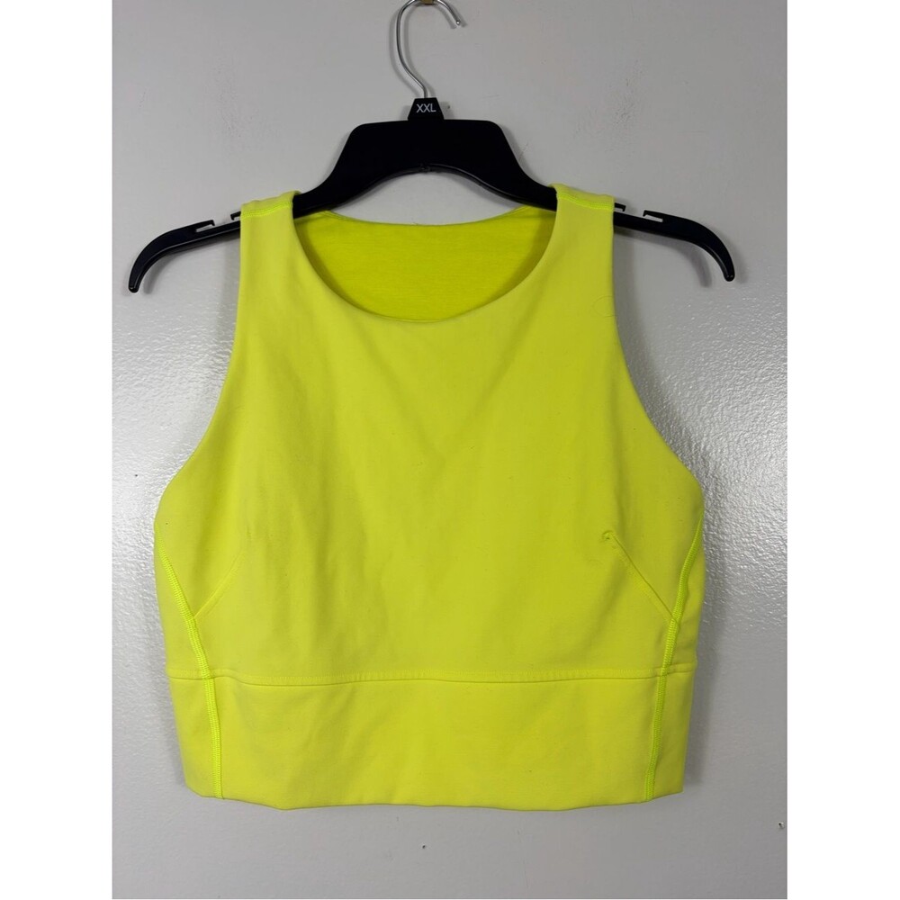 Lululemon Invigorate Training Tank bright Yellow sz 10